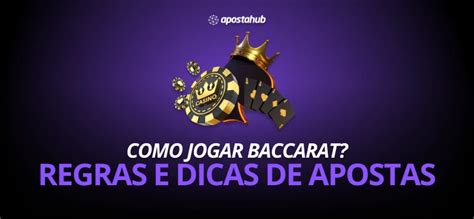 Guia de como jogar Baccarat .